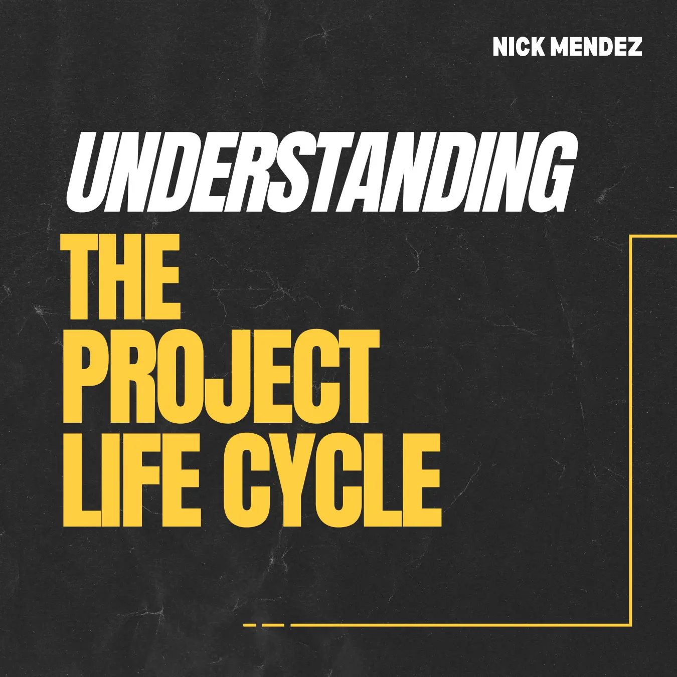 Understanding the Project Life Cycle by Nicholas Mendez (Nick Mendez)