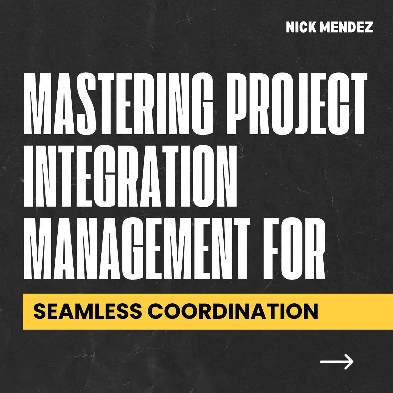 Mastering Project Integration Management for Seamless Coordination by Nicholas Mendez / Nick Mendez