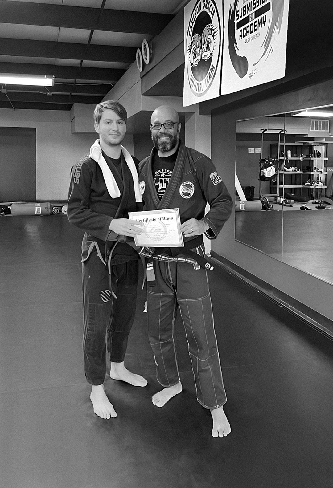 Nicholas Mendez, Nick Mendez, BJJ blue-belt holder